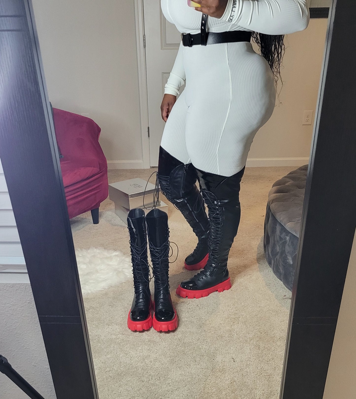 Goth Beauty (Below the knee length)