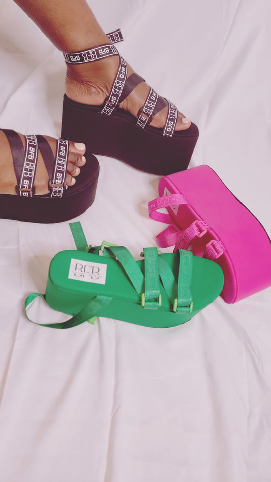 Garden Glow Platform Sandals
